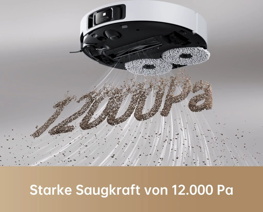 Dreame X40 Ultra Complete staubsauger roboter, Saugroboter mit Abnehmbarem&Hebarem Wischmopp