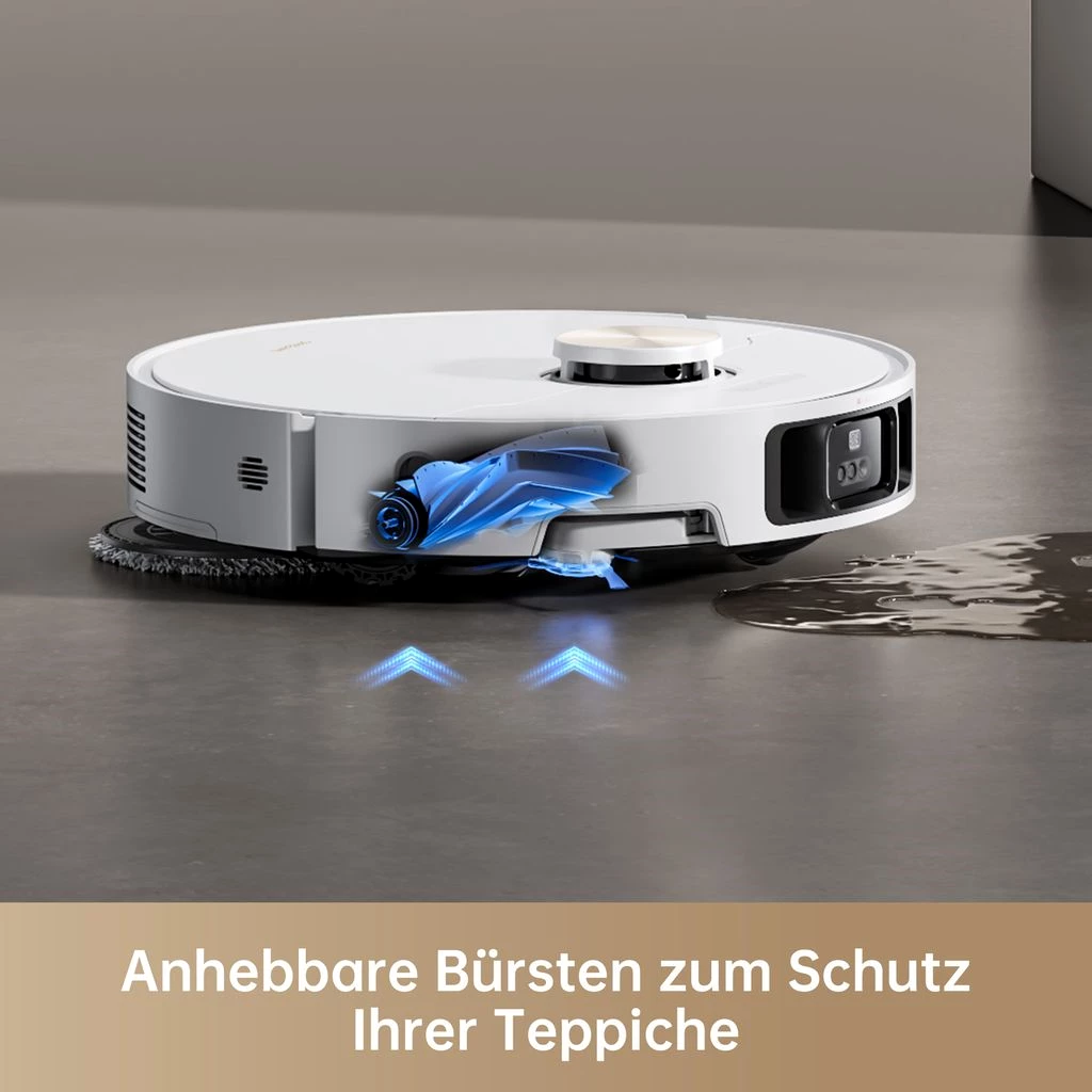 Dreame X40 Ultra Complete staubsauger roboter, Saugroboter mit Abnehmbarem&Hebarem Wischmopp